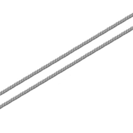 Catena Fox Gold - Fox Tail 0,6 mm, oro bianco