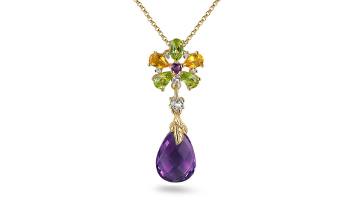 Collane in oro - Olivina (Peridoto)
