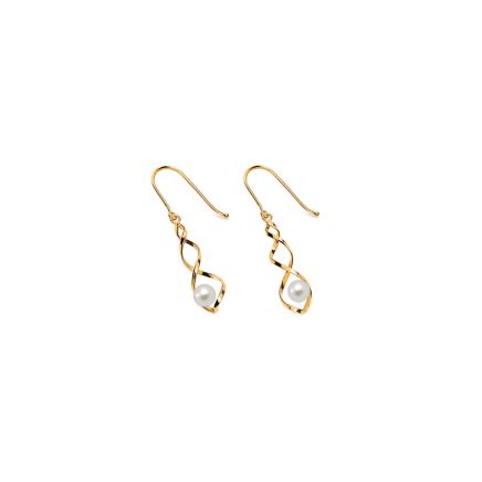 Orecchini a spirale di perle della collezione Wedding Jewelry
